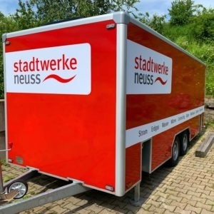 Digitaldruck und Folierung für die Stadtwerke Neuss